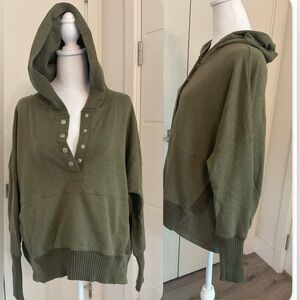 ***Blue b collection  Women's Oversized Hooded Top.